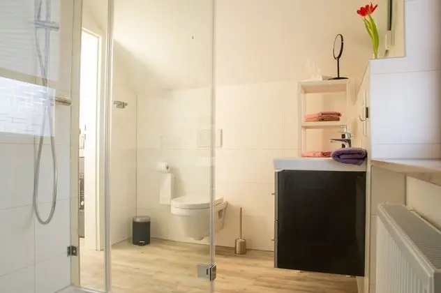 Deluxe Apart Daire, Özel Banyo, Bahçe Manzaralı (Dachgeschoss)