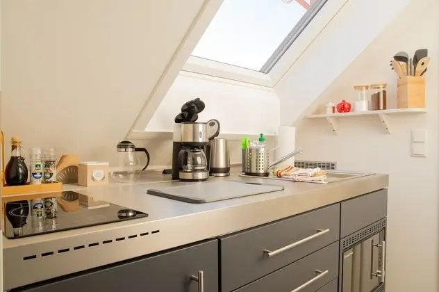 Deluxe Apart Daire, Özel Banyo, Bahçe Manzaralı (Dachgeschoss)