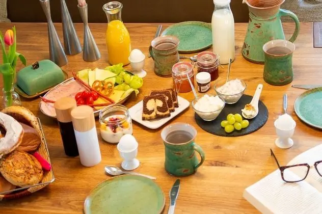 Deluxe Apart Daire, Özel Banyo, Bahçe Manzaralı (Dachgeschoss)