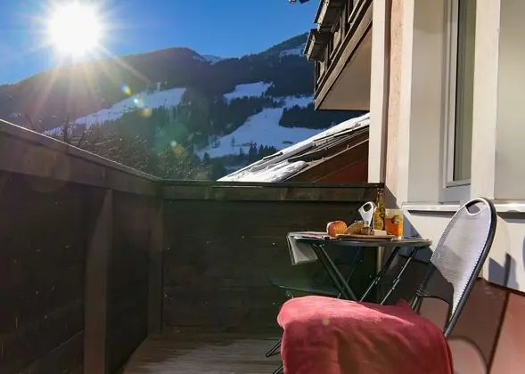 Premium Apart Daire, 1 Yatak Odası, Balkon, Dağ Manzaralı (Typ A Cleaning fee 55€ )