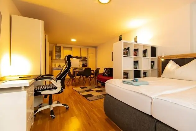 City Stüdyo, 1 Çift Kişilik Yatak, Bahçe Manzaralı
