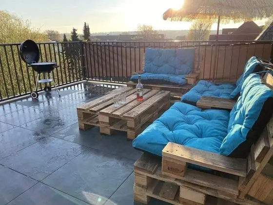 Luxury Apart Daire, Bahçe Manzaralı