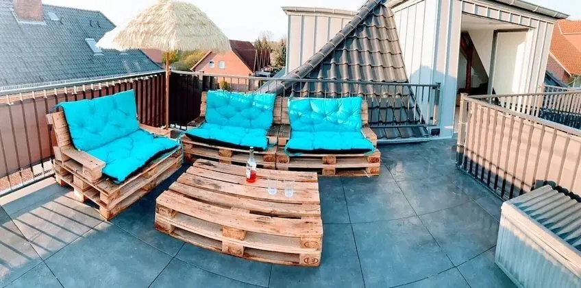 Luxury Apart Daire, Bahçe Manzaralı