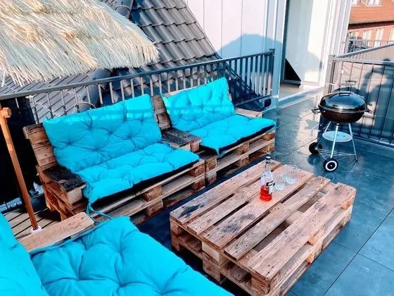 Luxury Apart Daire, Bahçe Manzaralı