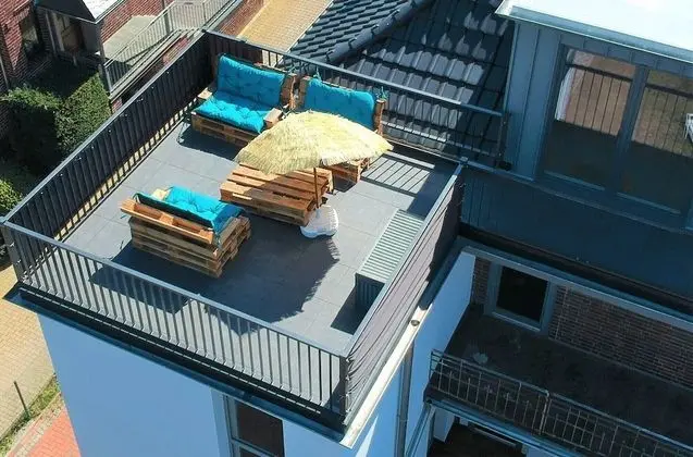 Luxury Apart Daire, Bahçe Manzaralı