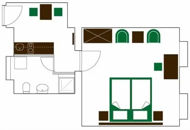 Standard Apart Daire, 2 Tek Kişilik Yatak
