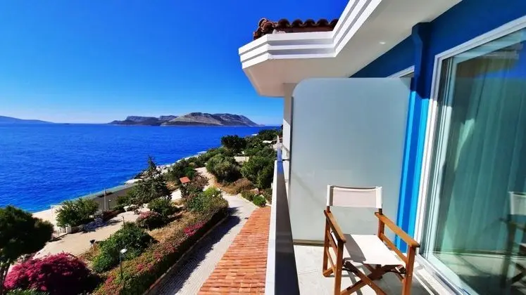 İki Ayrı Yataklı Oda, Deniz Manzaralı, Balkonlu