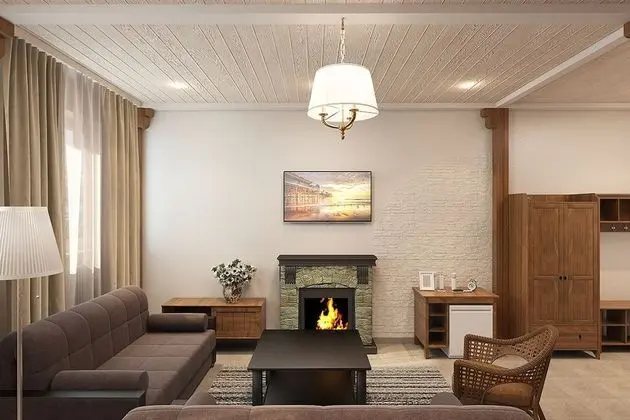 Luxury Süit, 1 Yatak Odası, Sauna