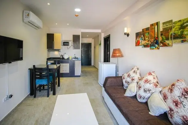 Comfort Apart Daire, 1 Yatak Odası, Sigara İçilmez, Havuz Manzaralı