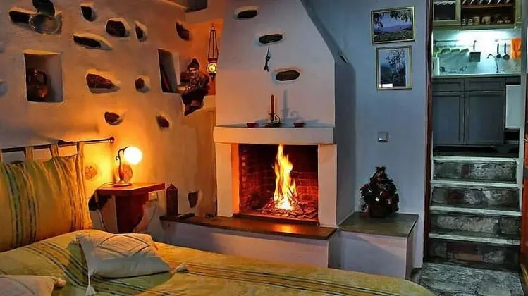 Traditional Stüdyo Süit, Şömine, Deniz Manzaralı (Maisonette)