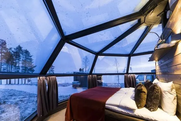 Arctic Fox Glass Igloo (Lake Side)