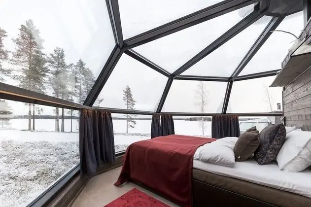 Arctic Fox Glass Igloo (Lake Side)