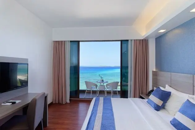 Deluxe Tek Büyük Yataklı Oda, Balkon, Deniz Manzaralı (Island View)