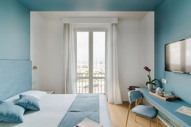 Design Tek Büyük veya İki Ayrı Yataklı Oda, Balkon, Deniz Manzaralı