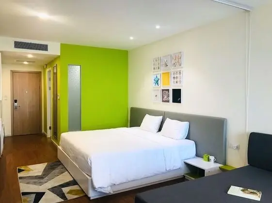 Premium Stüdyo, 1 En Büyük (King) Boy Yatak ve Çekyat, Havuz Kullanımı, Plaj Manzaralı