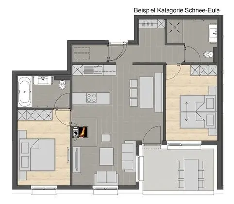 Premium Apart Daire (Schnee-Eule)