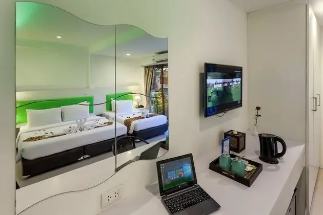 Deluxe Tek Büyük veya İki Ayrı Yataklı Oda, 1 Çift Kişilik veya 2 Tek Kişilik Yatak