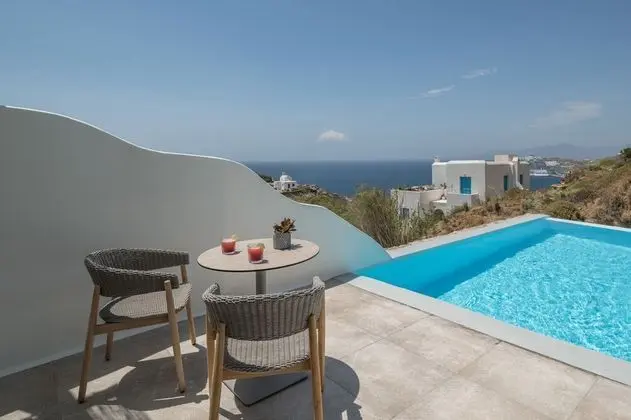 Superior Tek Büyük Yataklı Oda, Kişiye Özel Havuzlu, Deniz Manzaralı