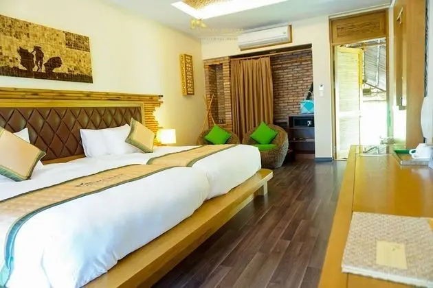 Bungalov, 2 Tek Kişilik Yatak, Bahçe Manzaralı