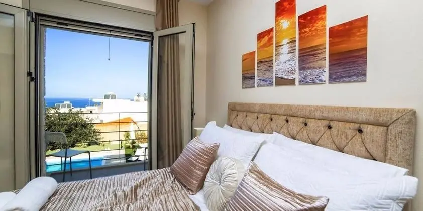 Villa, 4 Yatak Odası, Deniz Manzaralı (Lavender)