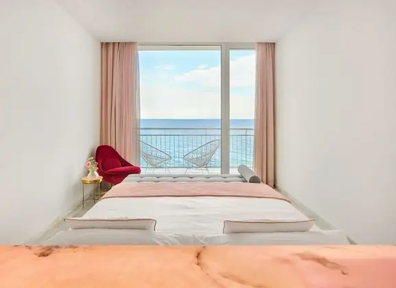 Panoramic Tek Büyük Yataklı Oda, Balkon, Deniz Manzaralı