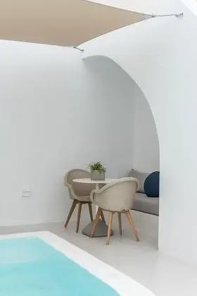 Luxury Villa, 2 Yatak Odası (Private Cave Pool, Volcano View)