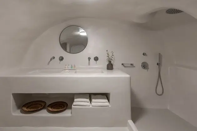 Luxury Villa, 2 Yatak Odası (Private Cave Pool, Volcano View)