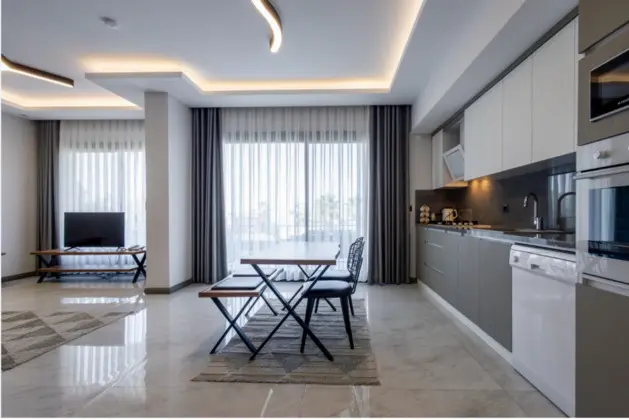 Deluxe Suite, Deniz Manzaralı, Bahçe Katı