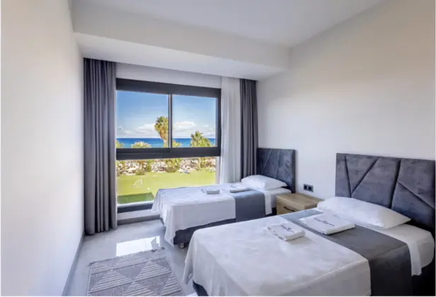 Deluxe Suite, Deniz Manzaralı, Bahçe Katı