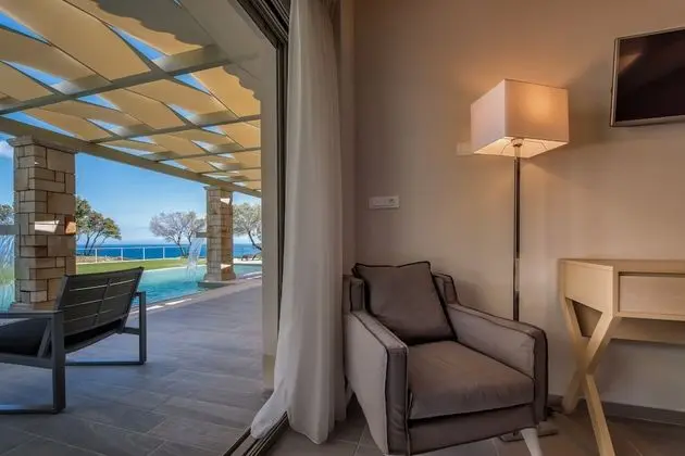 Deluxe Villa, 3 Yatak Odası, Kişiye Özel Havuzlu, Deniz Manzaralı