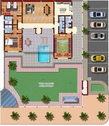Grand Villa, 2 Yatak Odası, Kişiye Özel Havuzlu, Bahçeli