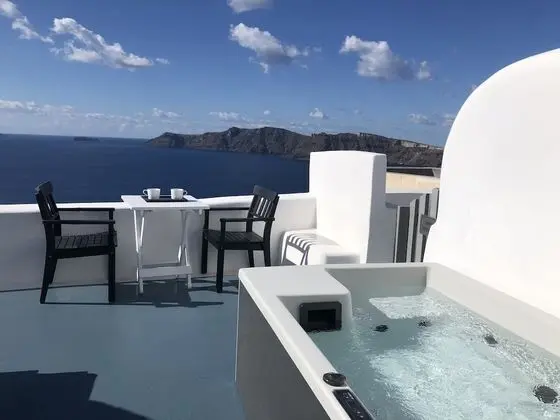 Traditional Apart Daire, Jakuzi (Caldera View)