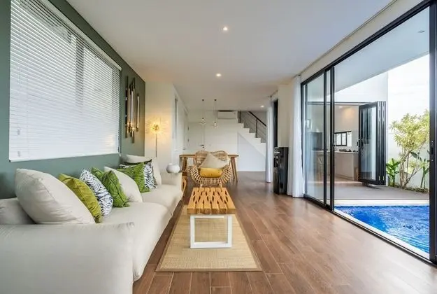 Villa, 1 En Büyük (King) Boy Yatak, Havuz Manzaralı