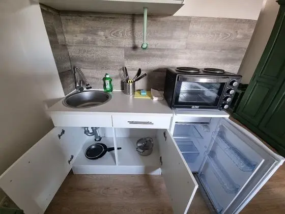 Tek Kişilik Oda, Özel Banyo, Avlu Manzaralı (Apartment mit Küche)