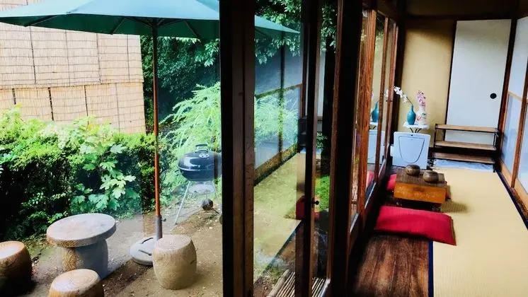 Traditional Oda, Bahçe Manzaralı, Bahçeli (Japanese Style, For 6 Guests, Rin)