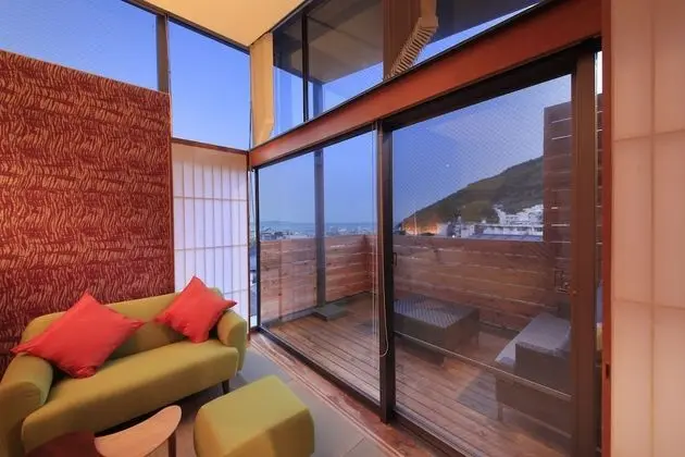 Traditional İki Ayrı Yataklı Oda (Japanese,OpenAirBath,TopFloor,2Futons)