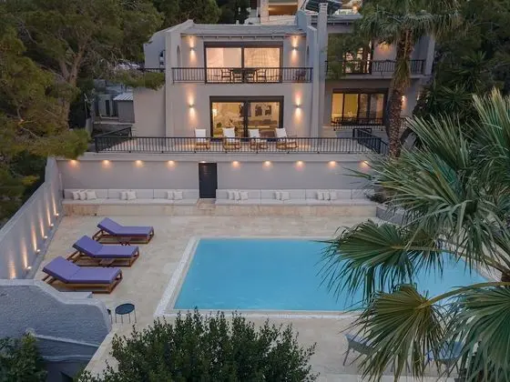 Deluxe Villa, 5 Yatak Odası, Kişiye Özel Havuzlu, Okyanusa Sıfır