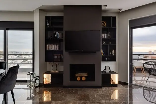 Deluxe Apart Daire, 2 Yatak Odası, Deniz Manzaralı