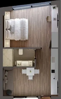 Apart Daire, 1 Yatak Odası (Private garden)