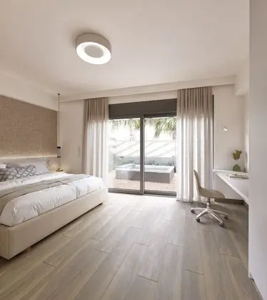 Apart Daire, 1 Yatak Odası, Sıcak Su Havuzu (Private garden)