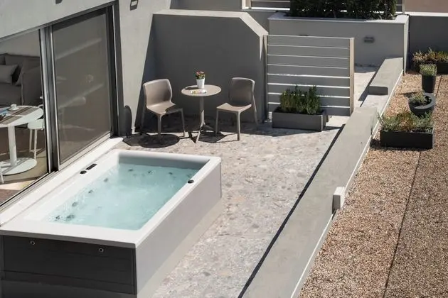 Apart Daire, 1 Yatak Odası, Sıcak Su Havuzu (Rooftop apartment & Terrace)