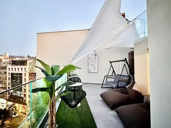 Deluxe Apart Daire, 2 Yatak Odası, Sigara İçilmez, Şehir Manzaralı