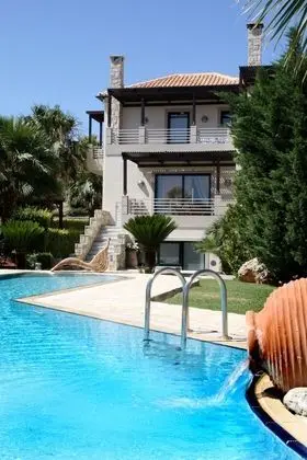Villa, 2 Yatak Odası, Kişiye Özel Havuzlu, Deniz Manzaralı (Kissos)
