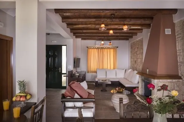 Villa, 2 Yatak Odası, Kişiye Özel Havuzlu, Deniz Manzaralı (Rogdia)