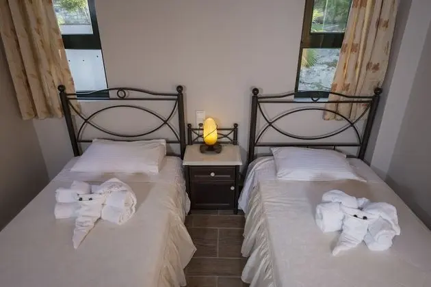 Villa, 2 Yatak Odası, Kişiye Özel Havuzlu, Deniz Manzaralı (Rogdia)