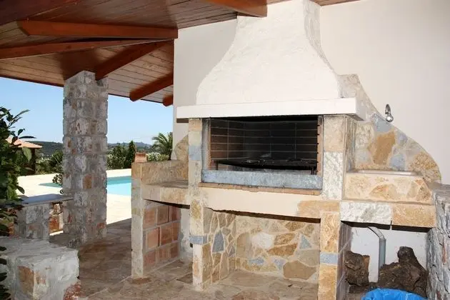 Villa, 2 Yatak Odası, Kişiye Özel Havuzlu, Deniz Manzaralı (Rogdia)