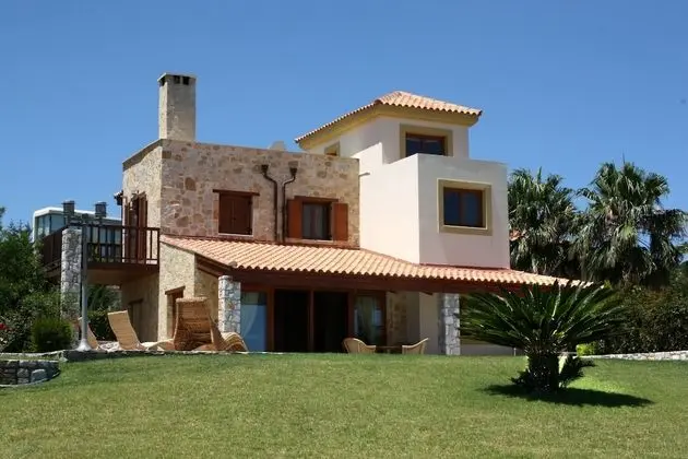 Villa, 2 Yatak Odası, Kişiye Özel Havuzlu, Deniz Manzaralı (Rogdia)