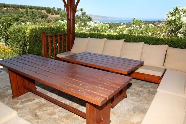 Villa, 2 Yatak Odası, Kişiye Özel Havuzlu, Deniz Manzaralı (Rogdia)