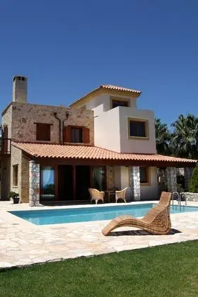 Villa, 2 Yatak Odası, Kişiye Özel Havuzlu, Deniz Manzaralı (Rogdia)