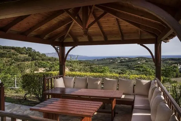 Villa, 2 Yatak Odası, Kişiye Özel Havuzlu, Deniz Manzaralı (Rogdia)